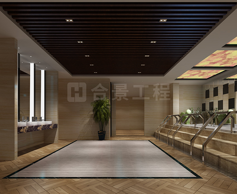 风生水起SPA会所装修效果图