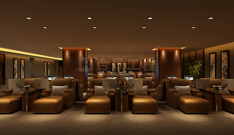 风生水起SPA会所装修效果图
