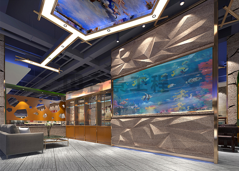 欧悦西餐厅装修效果图