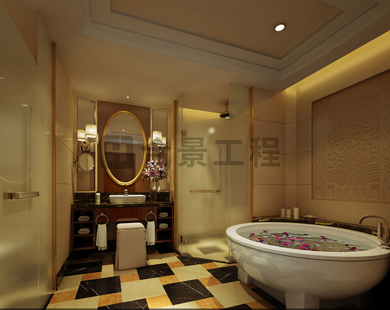 仁寿山庄假日酒店会所装修效果图