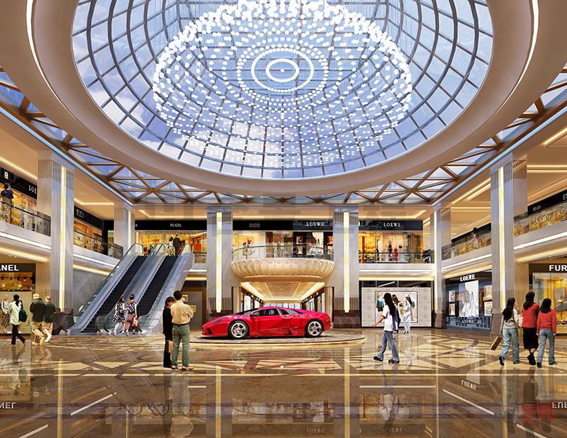 西平凤凰时尚城装修效果图