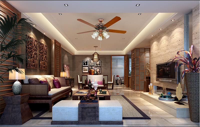 格兰名筑售楼中心装修效果图