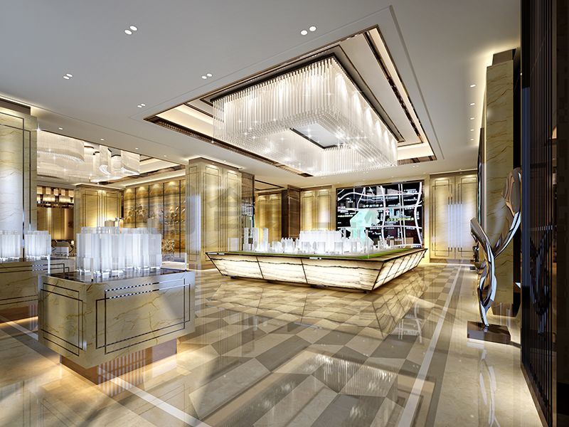 山湖城销售中心装修效果图