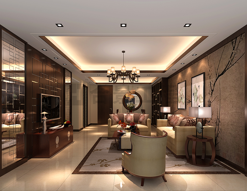 碧水蓝天样板房装修效果图